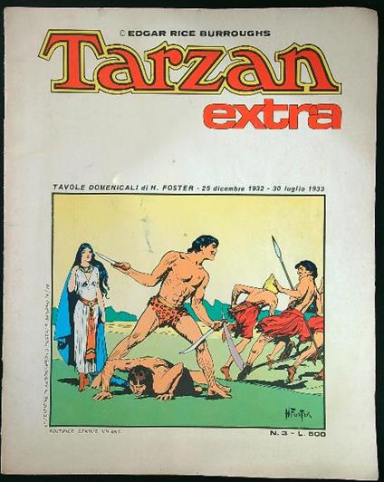 Tarzan Extra n. 3 - Edgar Rice Burroughs - copertina