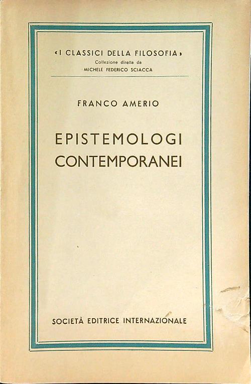 Epistemologi contemporanei