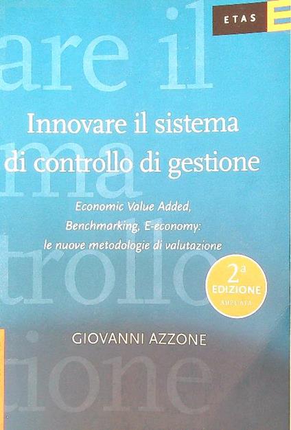 Innovare il sistema di controllo di gestione - Giovanni Azzone - copertina