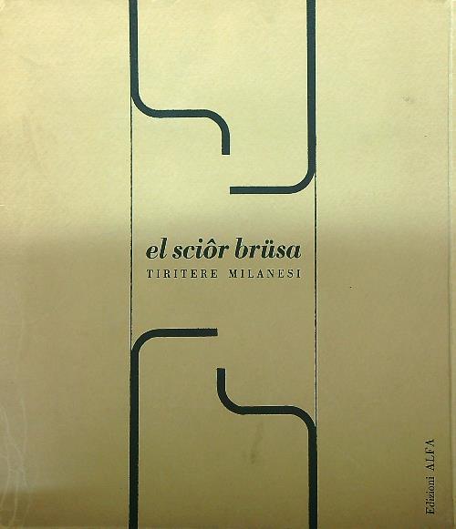 El scior brusa tiritere milanesi 33 giri