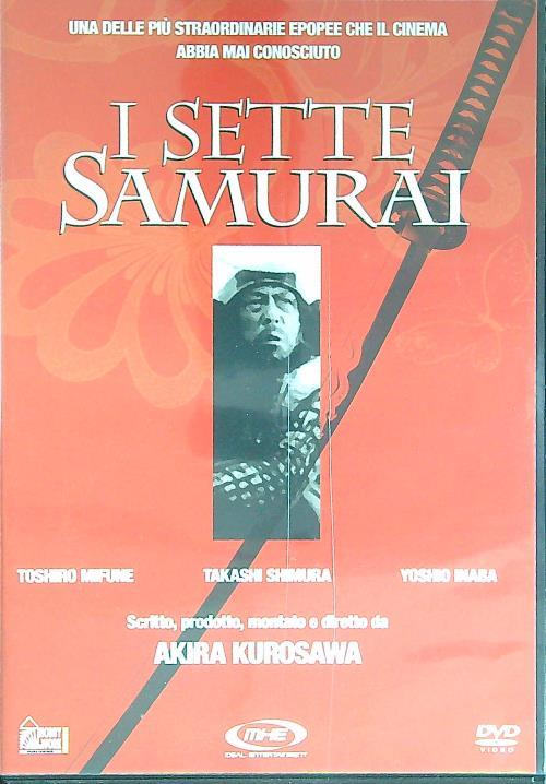 I  sette samurai DVD - copertina