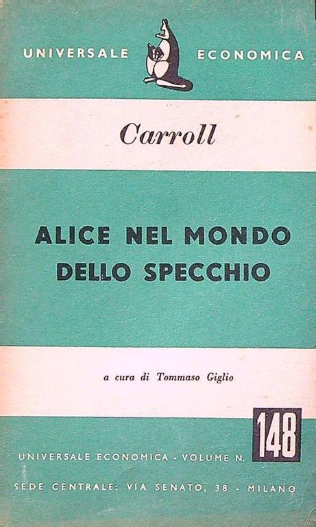 Alice nel mondo dello specchio - Lewis Carroll - copertina