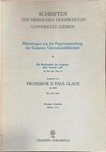Mitteilungen aus der papyrussammlung der giessener universitatsbibliothek II
