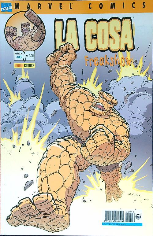 La Cosa: freakshow - copertina