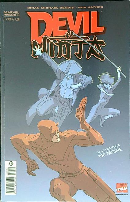 Devil: Ninja - Bendis - copertina