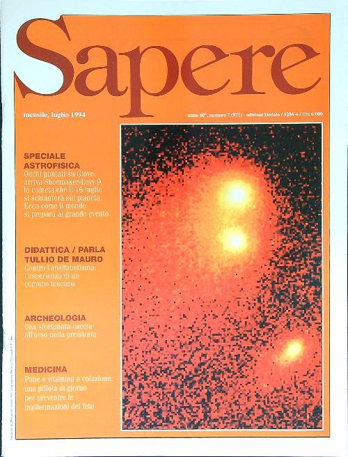Sapere n. 7 - Lug 1994