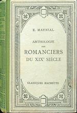 Anthologie des romanciers du XIX siecle