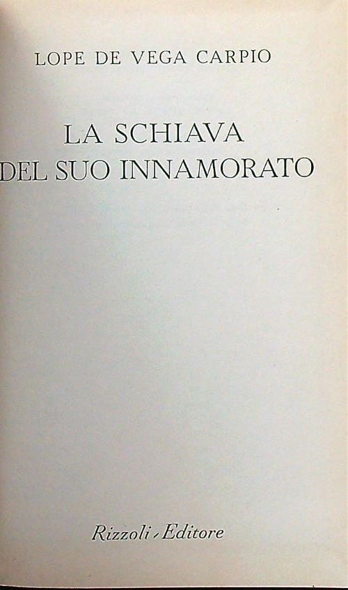 Schiava del suo innamorato