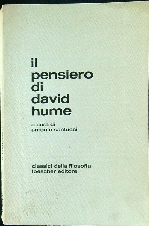 Il pensiero di Davide Hume