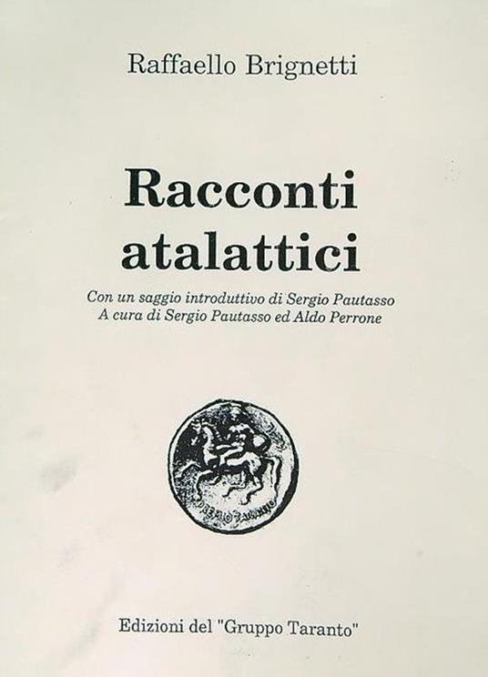 Racconti atalattici - Raffaello Brignetti - copertina