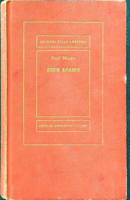 Aden arabia - Paul Nizan - copertina