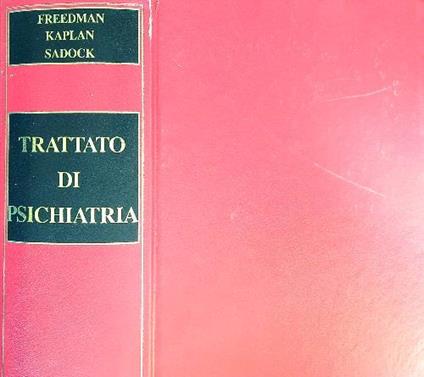 Trattato di psichiatria - copertina