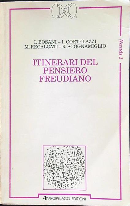 Itinerari del pensiero freudiano - copertina