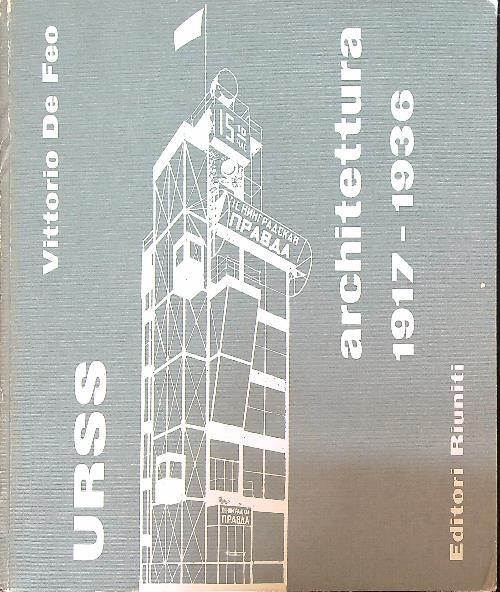 Urss Architettura 1917-1936