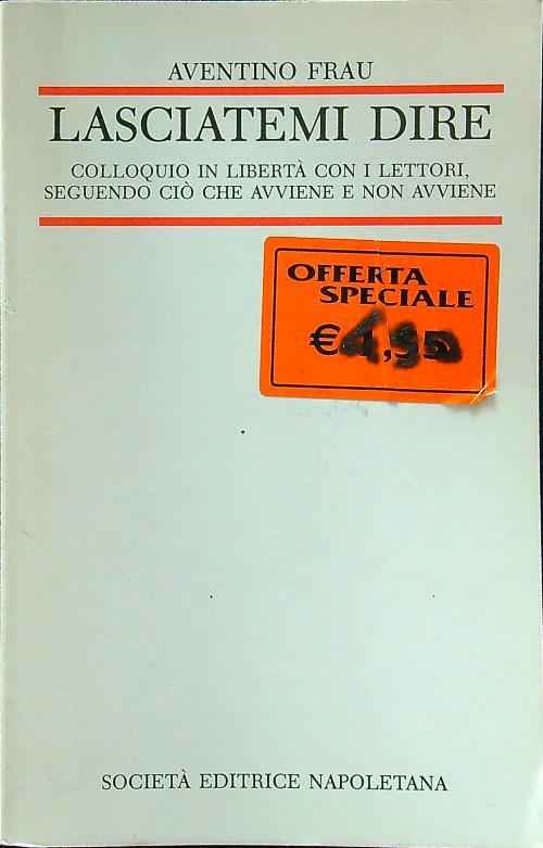 Lasciatemi dire