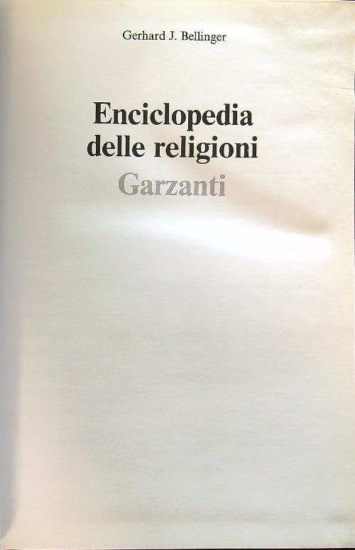 Enciclopedia delle religioni
