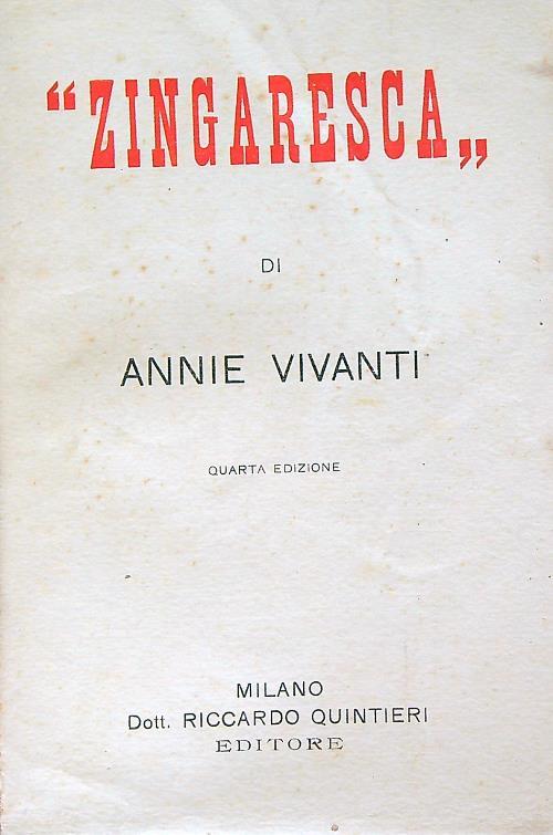 Zingaresca