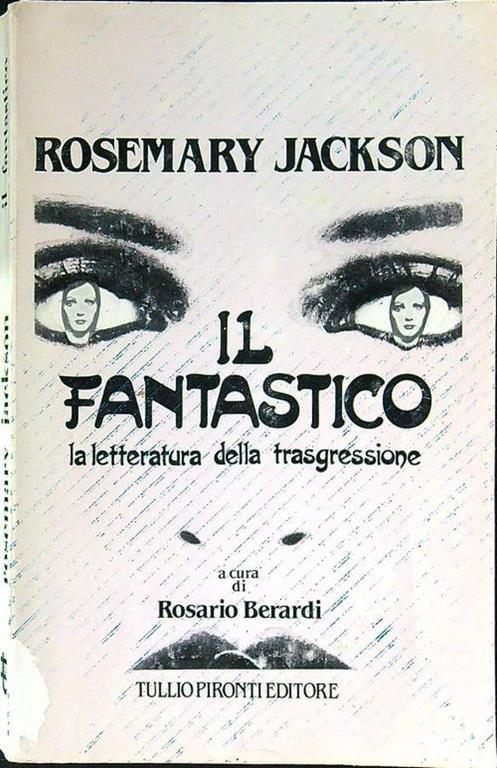 Il fantastico. La letteratura della trasgressione - Rosemary Jackson - copertina