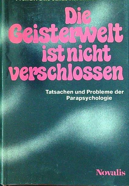 Die geisterwelt ist nicht verschlossen - copertina