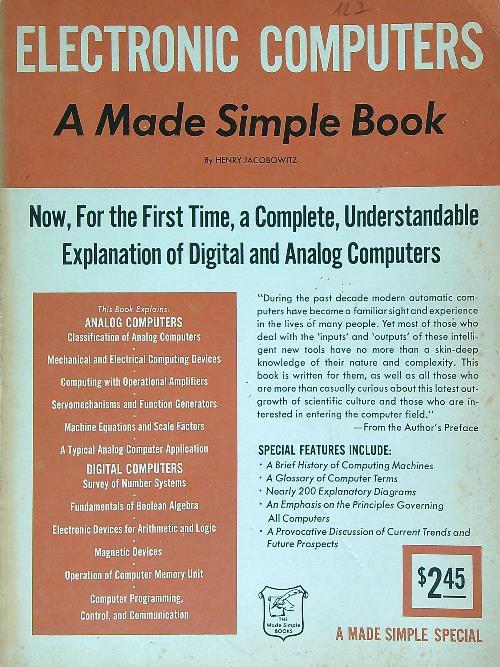Electronic computers. Made simple books