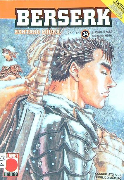 Berserk 34/luglio 2000 - Kentaro Miura - copertina