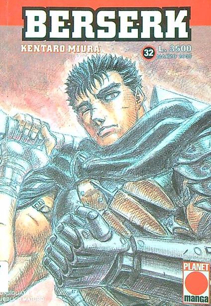 Berserk 32/marzo 2000 - Kentaro Miura - copertina