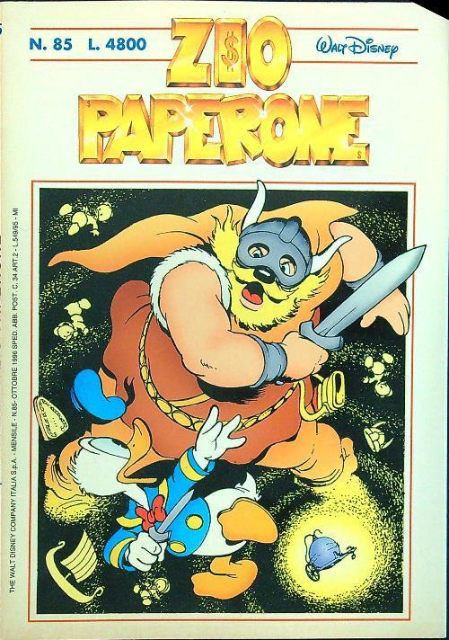 Zio Paperone 85 ottobre 1996 - copertina