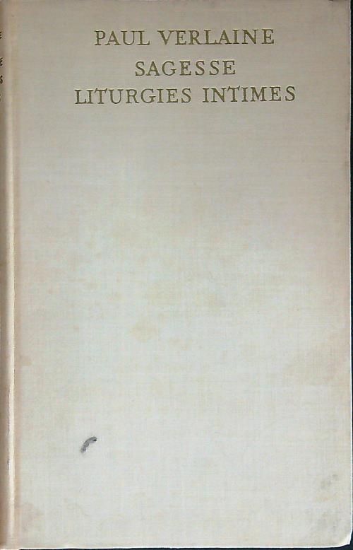 Sagesse liturgies intimes