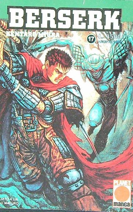 Berserk 17/agosto 1998 - Kentaro Miura - copertina
