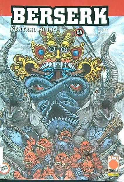 Berserk 54/febbraio 2005 - Kentaro Miura - copertina
