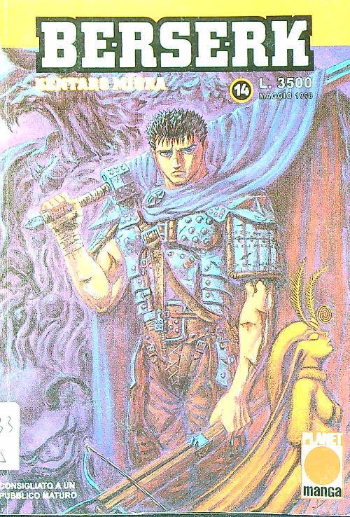 Berserk 14/maggio 1998 - Kentaro Miura - copertina