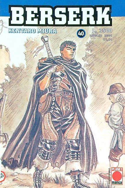 Berserk 40/luglio 2001 - Kentaro Miura - copertina