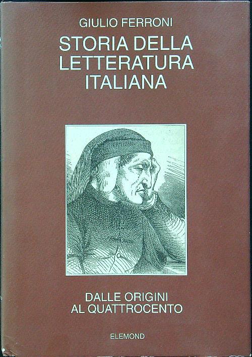 Storia della letteratura italiana 4vv