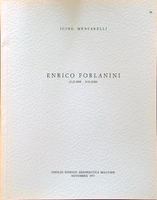 Enrico Forlanini (5-12-1848 - 9-10-1930)