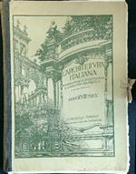 L' Architettura italiana anno XVIII 1923