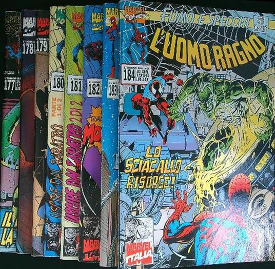 L' Uomo Ragno 8 vv. - copertina