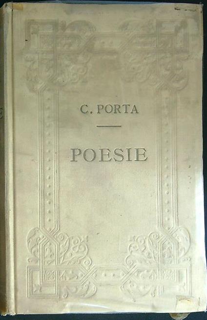 Poesie - Carlo Porta - copertina