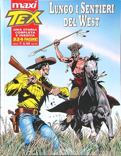 Maxi Tex n. 13 - Lungo i sentieri del West - copertina