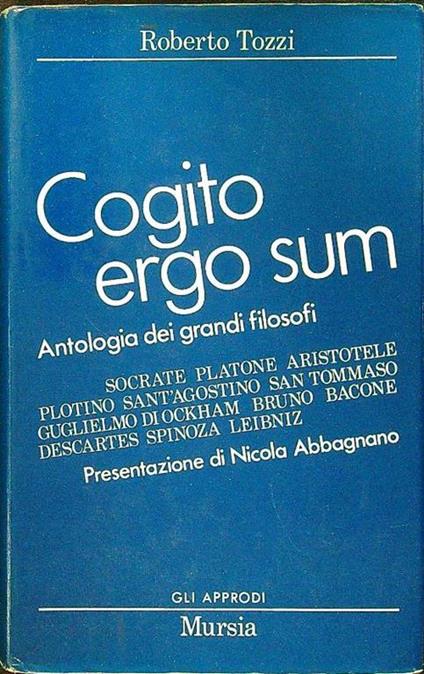 Cogito ergo sum - Roberto Tozzi - copertina