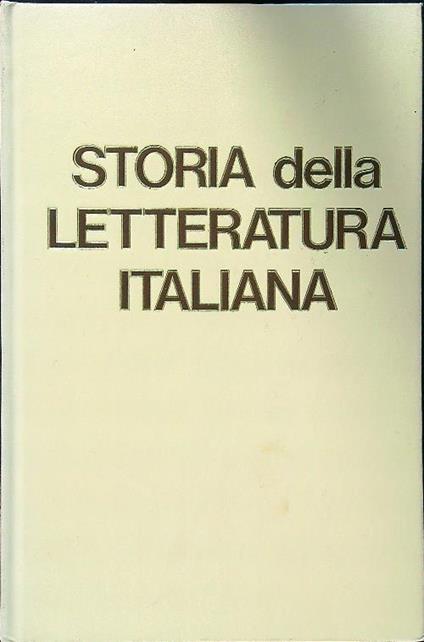 Storia della letteratura italiana 4vv - De Sanctis - copertina