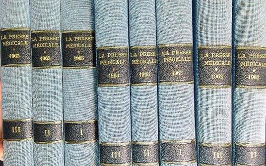 La presse medicale. Annate 1962-1963-1965-1967-1968-1970-1971 - copertina