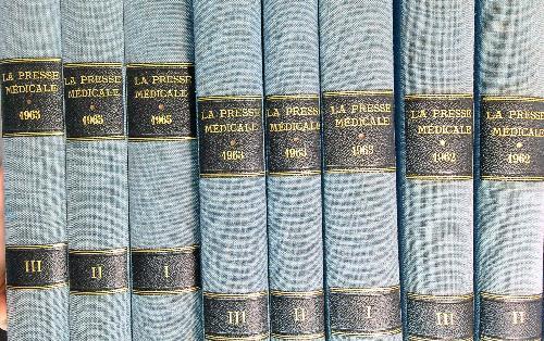 La presse medicale. Annate 1962-1963-1965-1967-1968-1970-1971