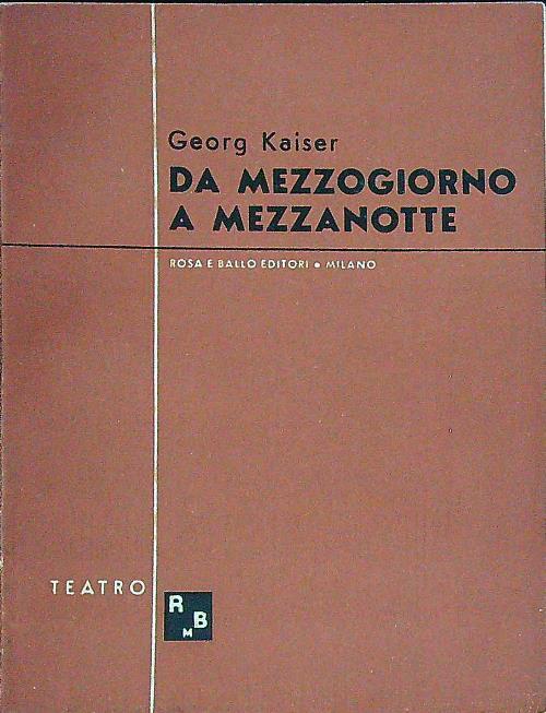 Da mezzogiorno a mezzanotte