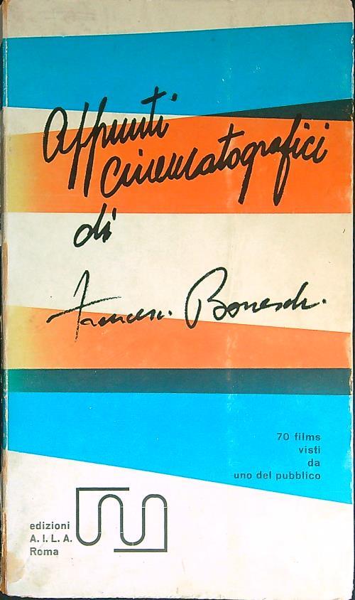 Appunti cinematografici