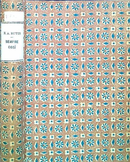 Sempre così - E. Annibale Butti - copertina
