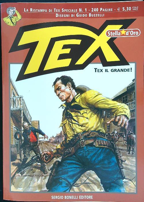 Tex speciale n. 1. Tex il grande! - Guido Buzzelli - copertina
