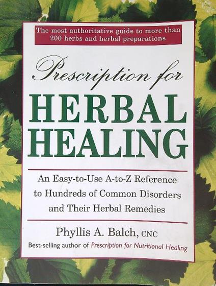 Prescription for Herbal Healing - Phyllis Balch - copertina