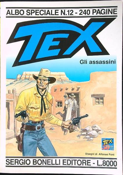 Tex Albo Speciale n. 12: gli assassini - copertina