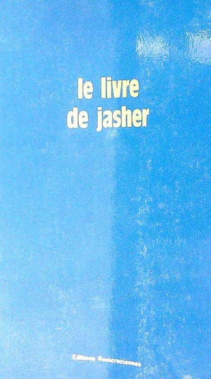 Le livre de jasher - copertina