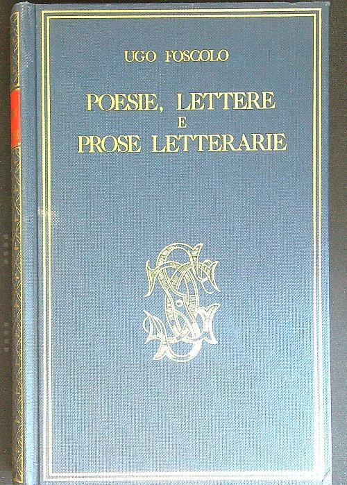 Poesie, lettere e prose letterarie